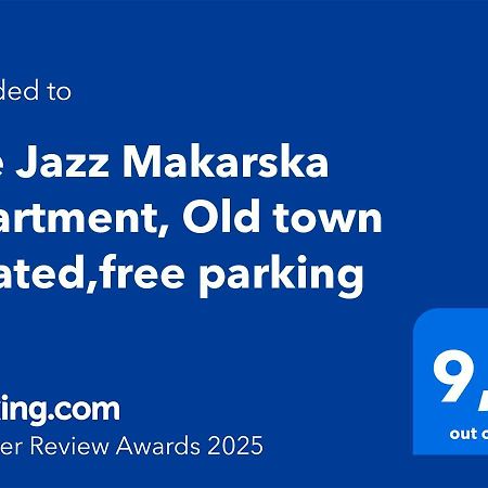 The Jazz Makarska Apartment, Old Town Located,Free Parking 外观 照片
