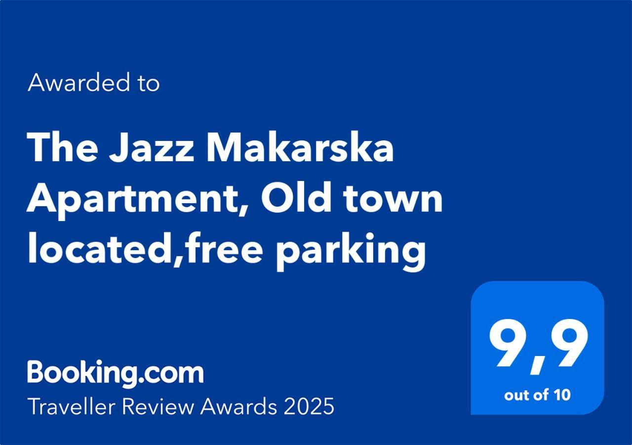 The Jazz Makarska Apartment, Old Town Located,Free Parking 外观 照片